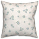Blue Daisy Pattern 18x18 Spun Poly Pillow