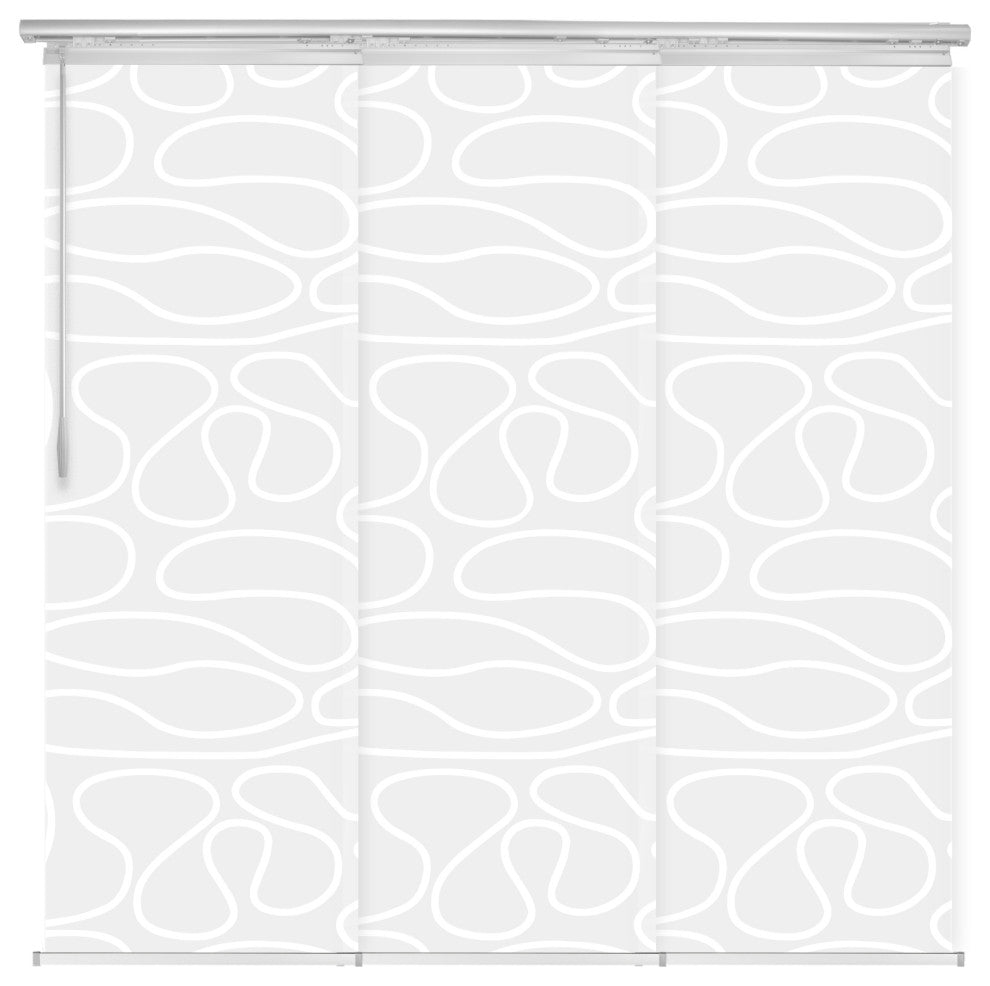 Calisto 3-Panel Track Extendable Vertical Blinds 36-66"W