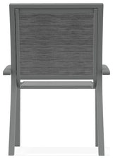 Kendall Sling Stackable Outdoor Dining Chair, Collect Charcoal/Graphite