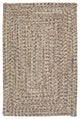 Corsica CC89 Storm Gray Indoor/Outdoor Area Rug, Rectangular 2'x12'