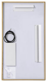 Modern Brass Led Mirror