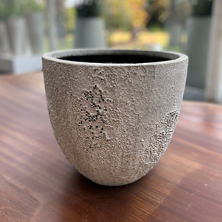 Uxmal Small Pot Planter, Antique White