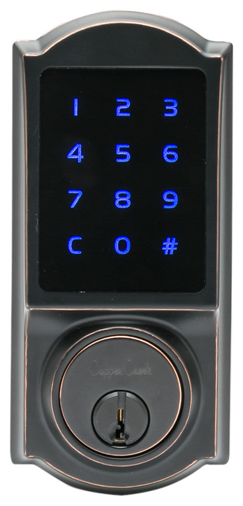 Heritage Z Wave "Nexia Certified" Smart Electronic Deadbolt, Tuscan Bronze
