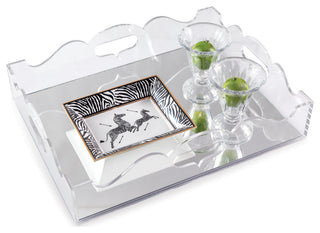 Queen Anne Lucite Tray