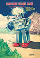 Smoking Space Man - Gallery Wrapped Canvas Art 28" x 42"