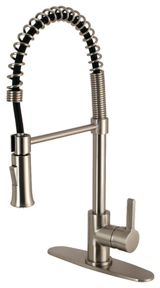 Gourmetier Single-Handle Pre-Rinse Kitchen Faucet, Brushed Nickel