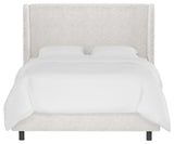 Queen Bed, Milano Snow