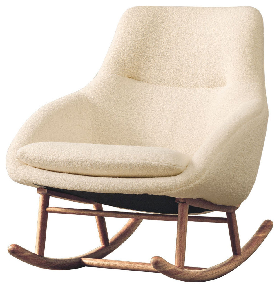 Las Vegas Rocker Club Chair, Cream