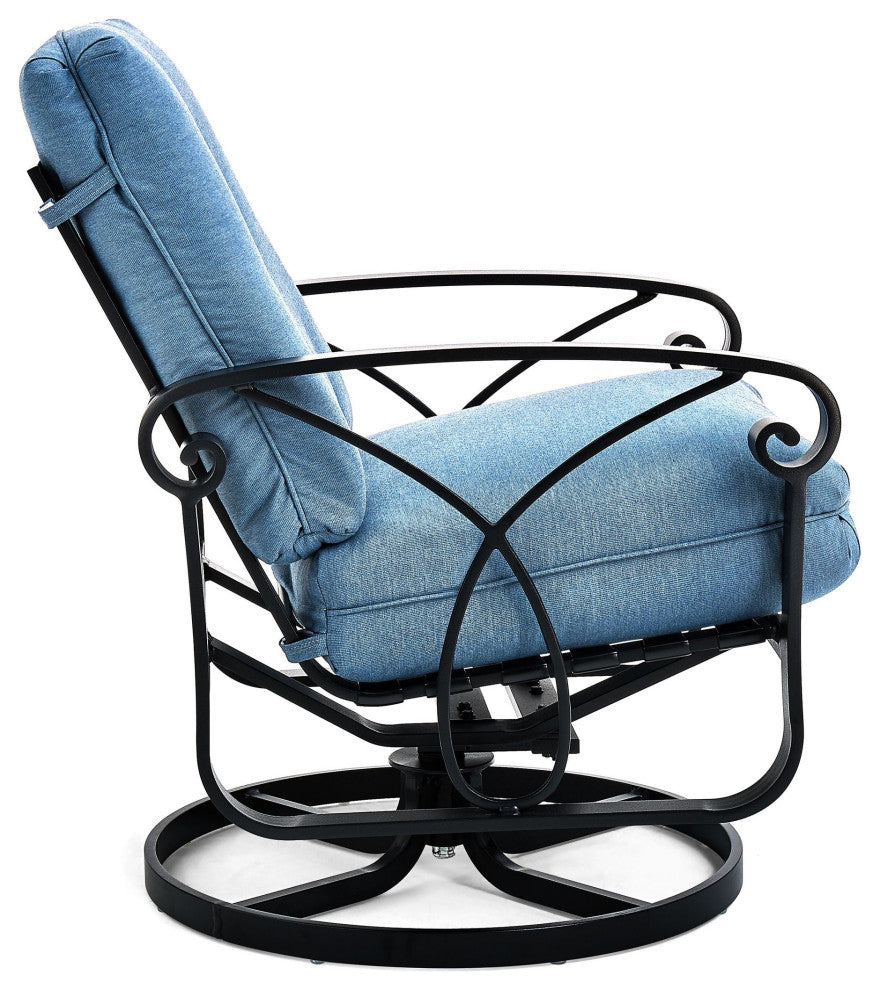Palazzo Cushion Swivel Rocker Lounge Chair