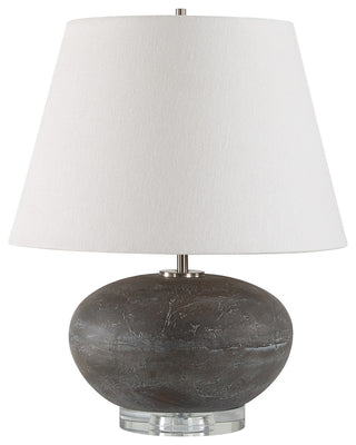 Uttermost Beckley Gray Stone Table Lamp