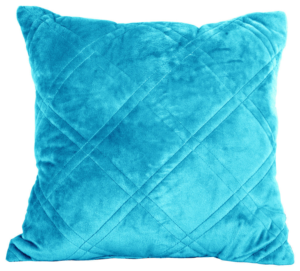 Supersoft Microplush Quilted 4-Piece Bed Spread Set, Scuba Blue, King