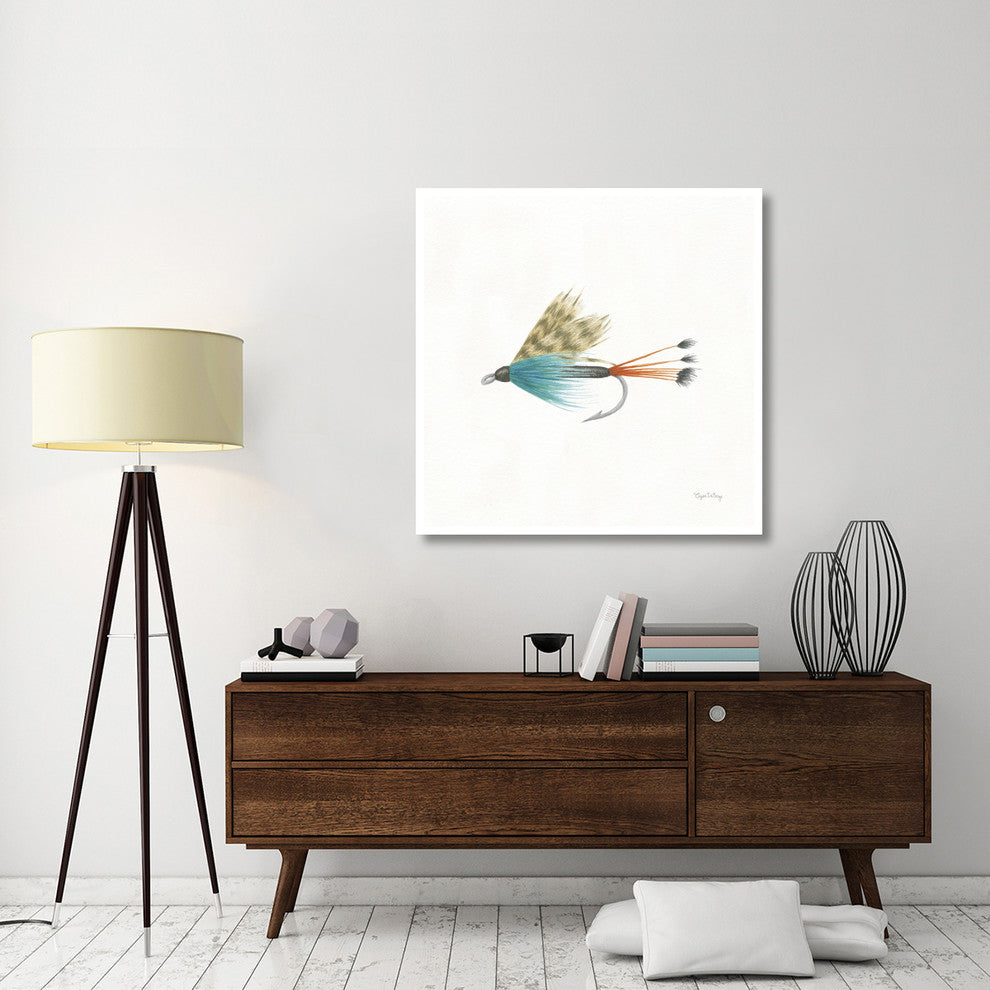 "Gone Fishin V" Digital Paper Print by Elyse DeNeige, 42"x42"