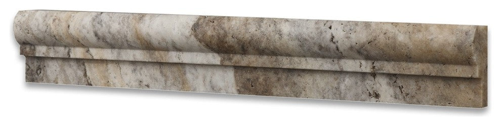 Philadelphia Travertine Honed OG-1 Chair Rail Molding Trim