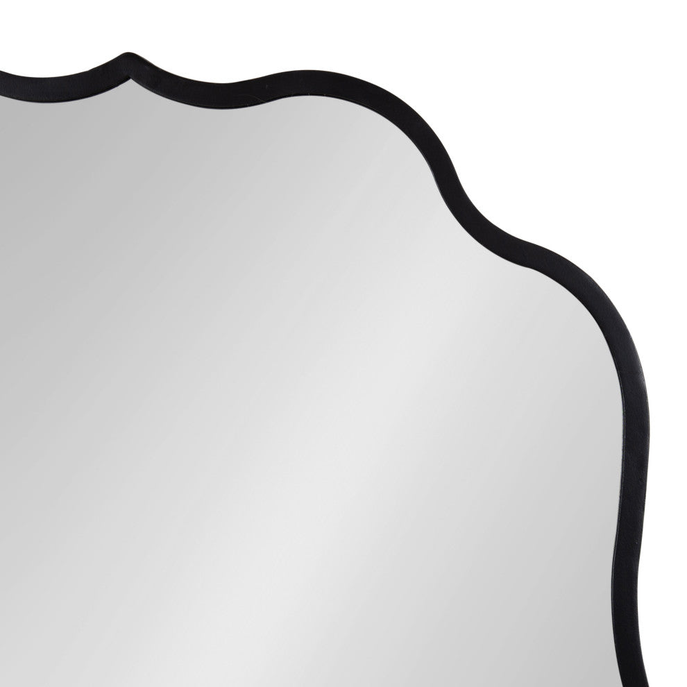 Higby Framed Wall Mirror, Black 24x31