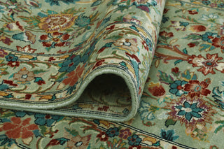 Pak-Persian Eliu Gray/Ivory Runner, 2'6x11'11