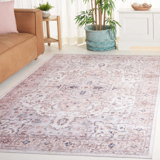 Safavieh Arizona Machine-Washable Collection ARZ520 Rug, Peach/Beige, 6'x9'