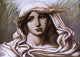 Elihu Vedder Head of a Young Woman, Gallery Wrapped Canvas Print, 18"x27"