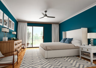 Casablanca 52" Wisp Ceiling Fan With Light Kit & Handheld Remote, Noble Bronze