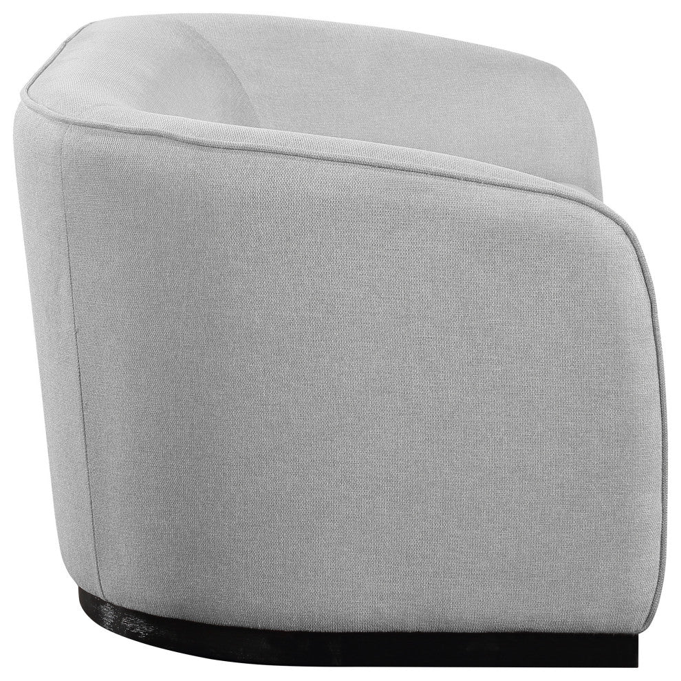 Mylah Upholstered Loveseat, Grey