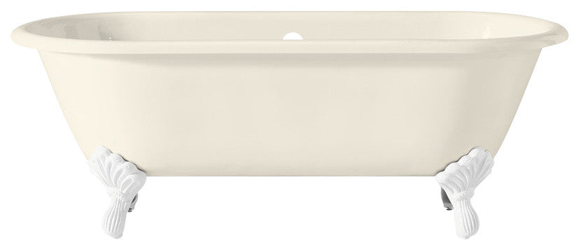 Cheviot Products Regal Cast Iron Tub With Continuous Rolled Rim and Shaughnessy