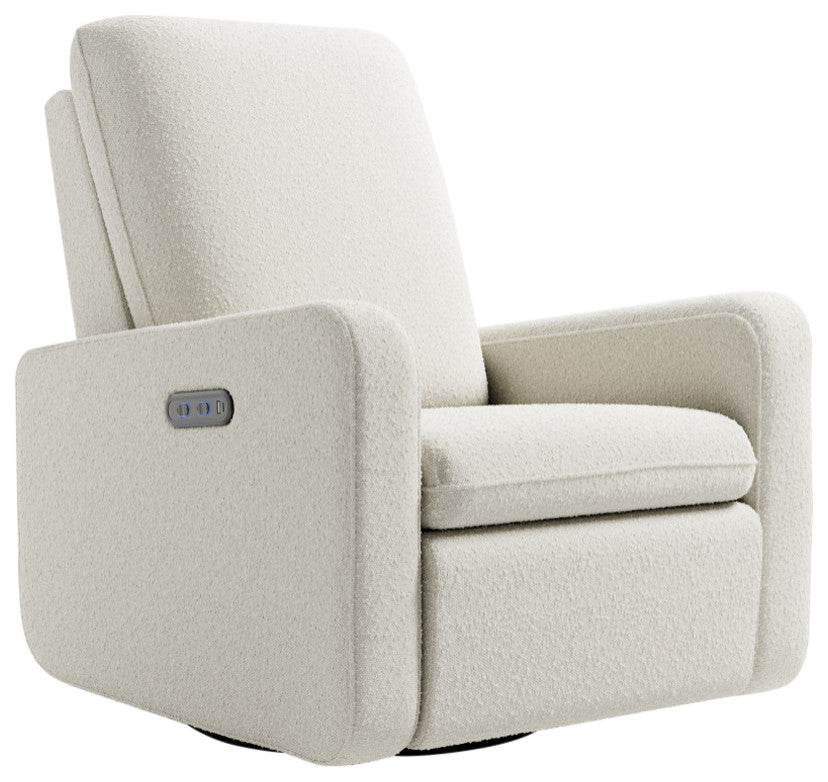 Graco Teddi Power Recliner Swivel Glider, Ivory Boucle