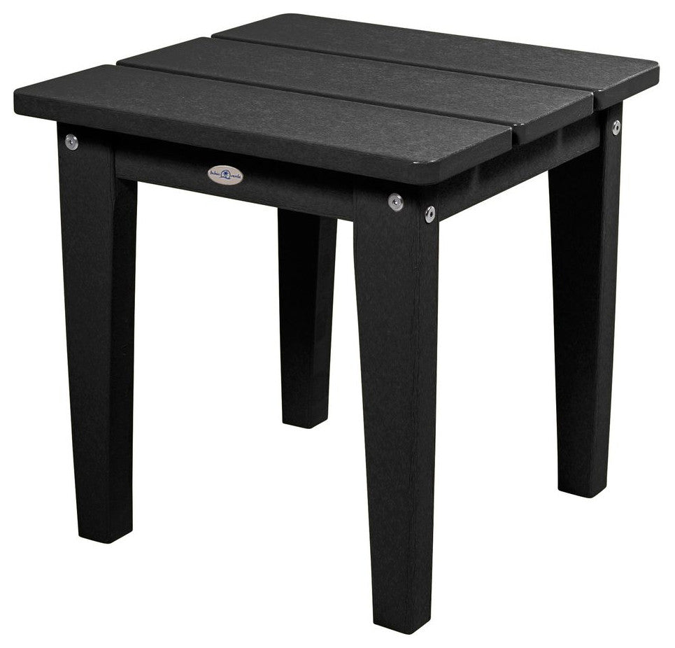 Adirondack Small Side Table, Black Sand