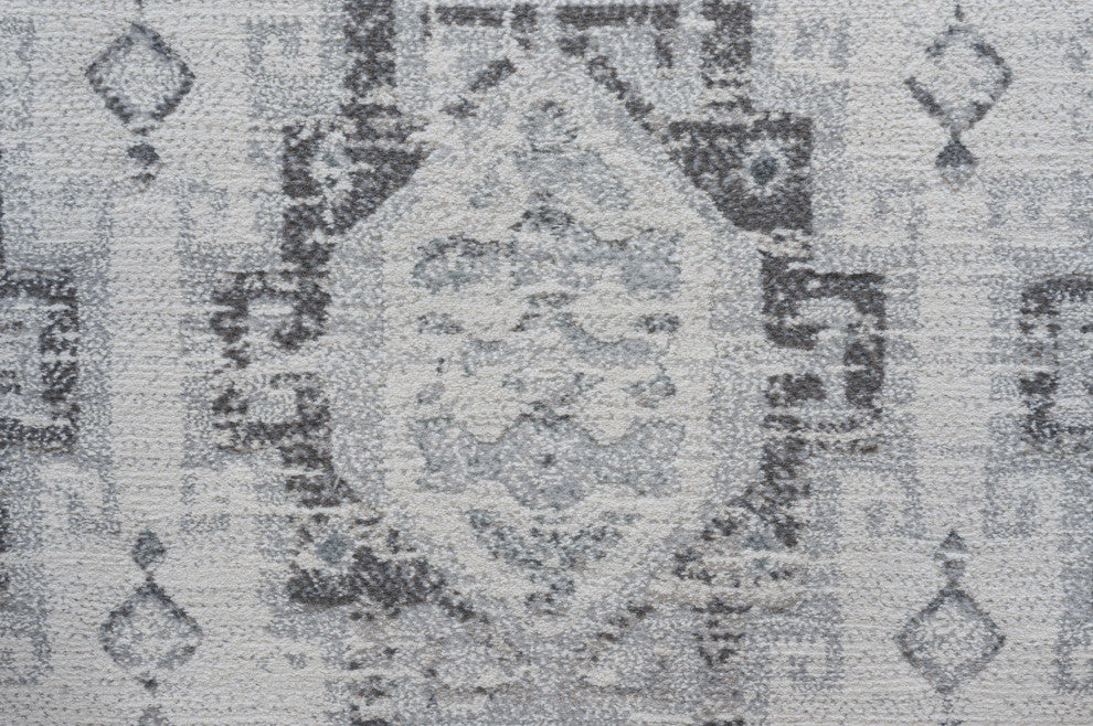Essentials Whispers Ivory, Gray, and Beige Olefin Area Rug