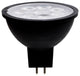 6.5W MR16 LED, Black Finish, 3000K, GU5.3 Base, 500 Lumens, 12V