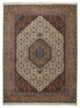 Hand Knotted Nir Wool Area Rug Oriental Cream
