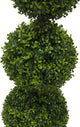 Vickerman 4' Artificial Potted Triple Ball Green Boxwood Topiary