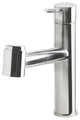 Polished Stainless Steel Kitchen Faucet, With Pull-Out Spray