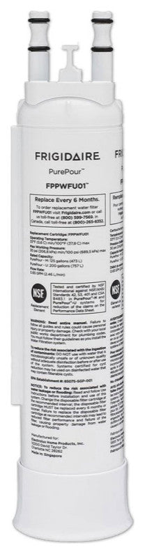 1 Pack Frigidaire PurePour FPPWFU01 Refrigerator Water Filter PWF-1