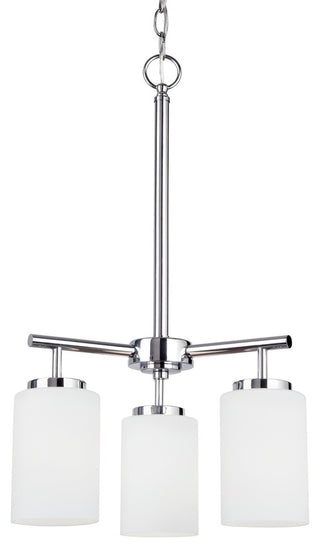 Generation Lighting Lighting 3-Light Chandelier, Chrome