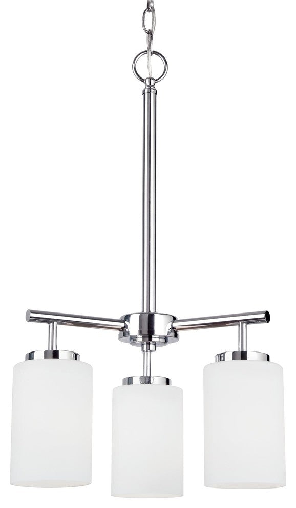 Generation Lighting Lighting 3-Light Chandelier, Chrome