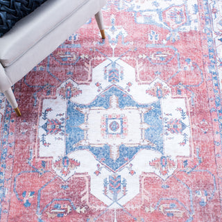 Safavieh Serapi SEP355 Rug Machine-Washable, Red/Ivory, 9'x12'