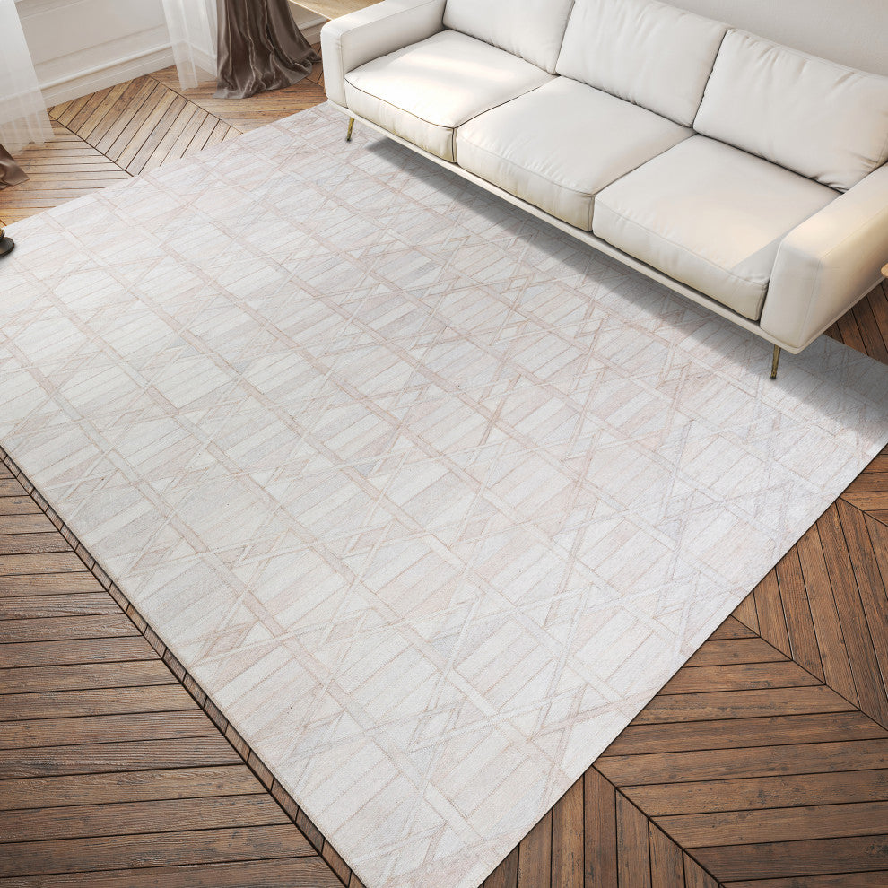 Indoor/Outdoor Stetson SS4 Linen Machine Washable 5' x 7'6" Rug