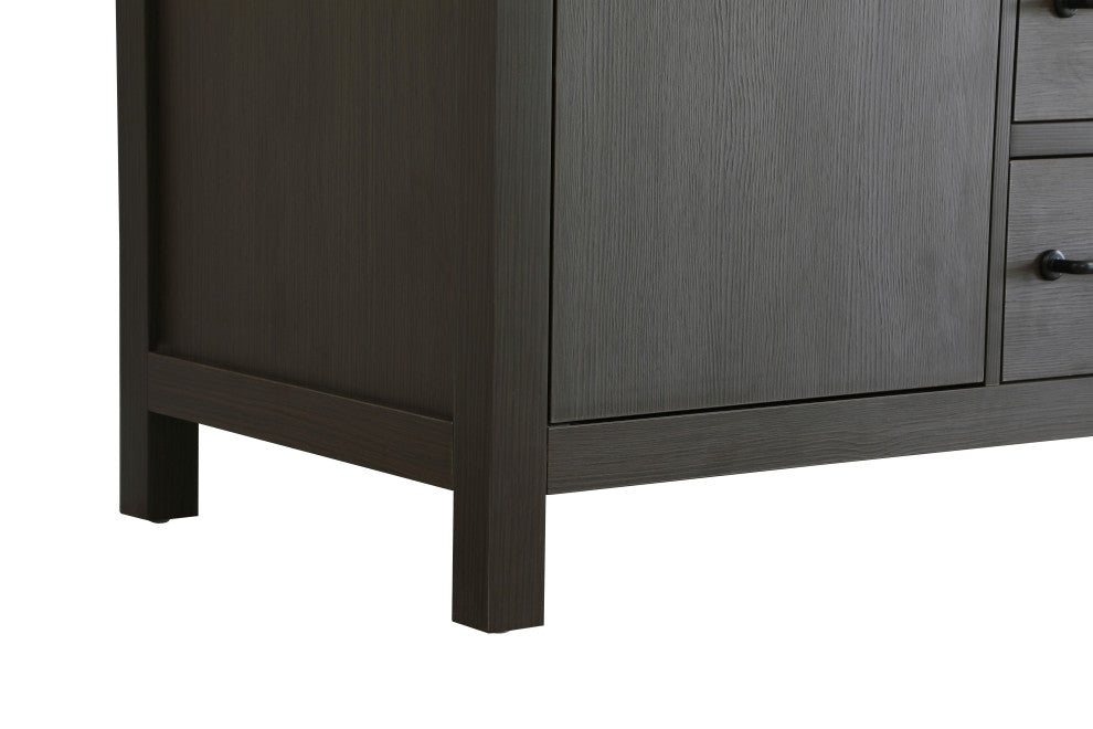 Home Living 32" Single Bathroom Vanity, Mocha Brown
