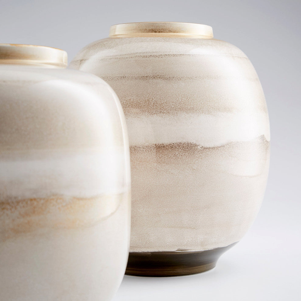 Kasha Vase, Mocha , Small