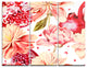"Flowers beyond the Edges" Glossy Metal Wall Art, 3 Panels, 36"x28"