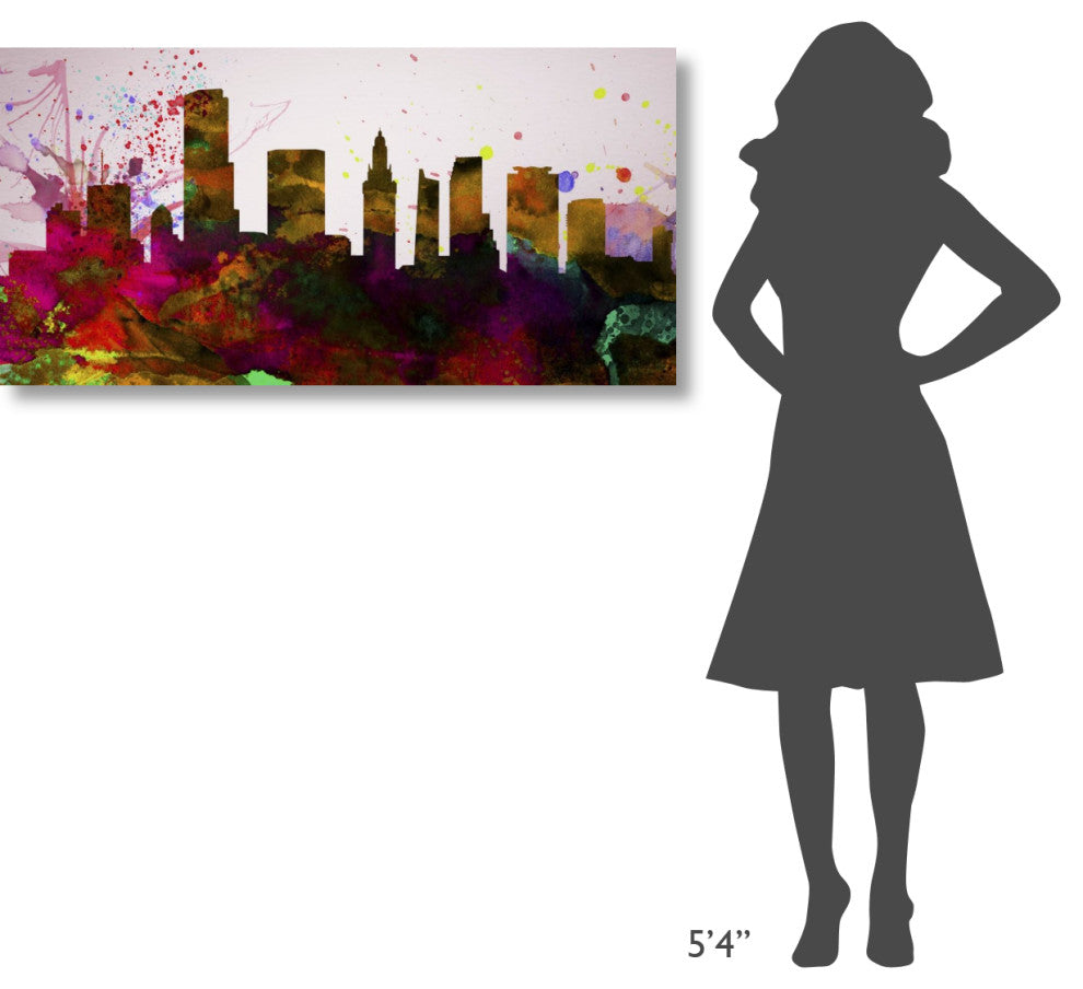 "Miami City Skyline" Fine Art Print