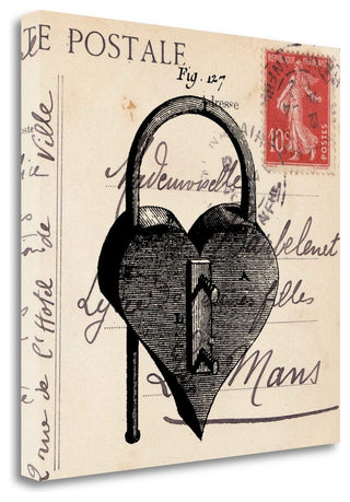 "Key To My Heart II" By Sabine Berg, Giclee Print on Gallery Wrap Canvas