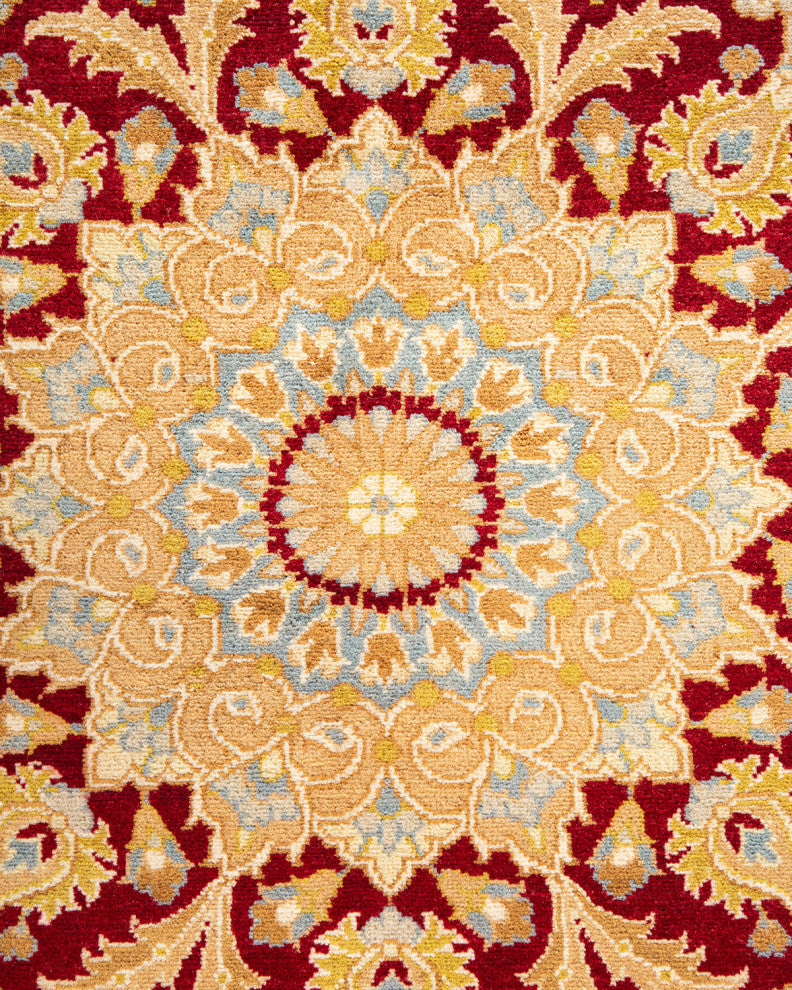 Mogul, One-of-a-Kind Hand-Knotted Area Rug, Ivory, 8' 1" x 10' 6"