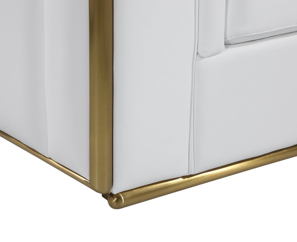 Luna Top Grain Italian Leather  Sofa