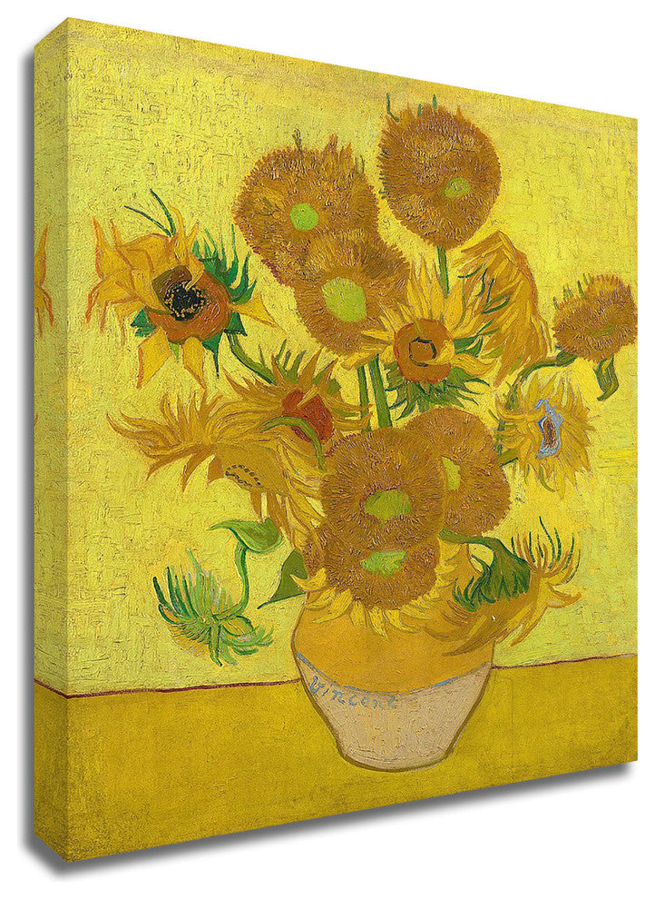 Sunflowers by Vincent Van Gogh, Print on Canvas, Ready to Hang