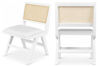 Abby Chair, White, White Finish, Side Chair