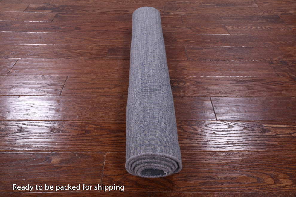 3' 1" X 5' 1" Savannah Grass Handmade Wool and Silk Rug Q11542