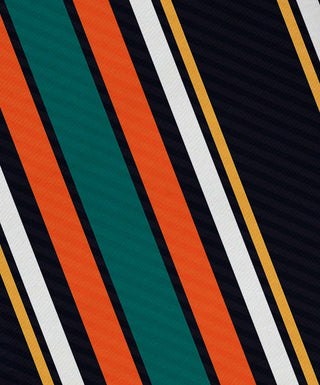 Multi-Stripe, Stripe Print Napkin, Set of 4, Orange