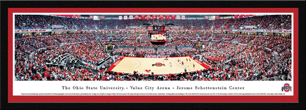 Ohio State Buckeyes Panoramic, Basketball , Select Frame