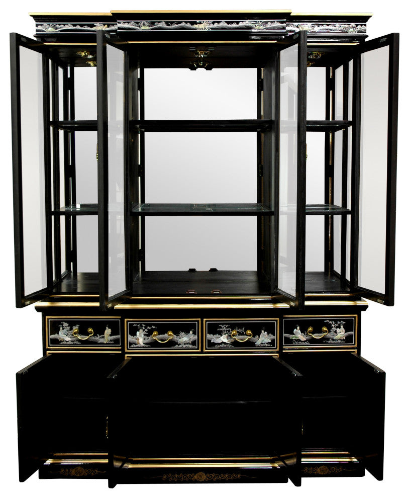 Black Lacquer Breakfront