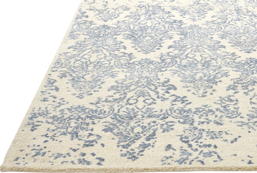 Milan Rug, Ivory/Slate, 8'x11'